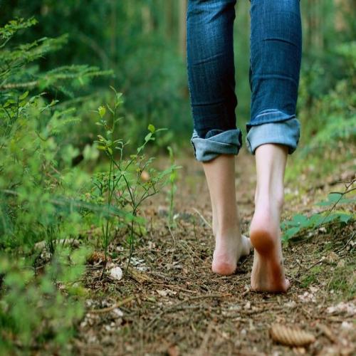 چگونه پیاده‌روی با پای برهنه روی خاک (Earthing) می‌تواند استرس را کاهش دهد؟