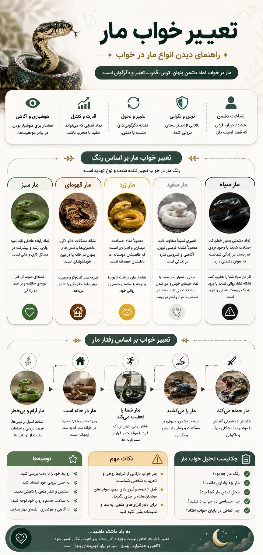 تعبیر خواب مار